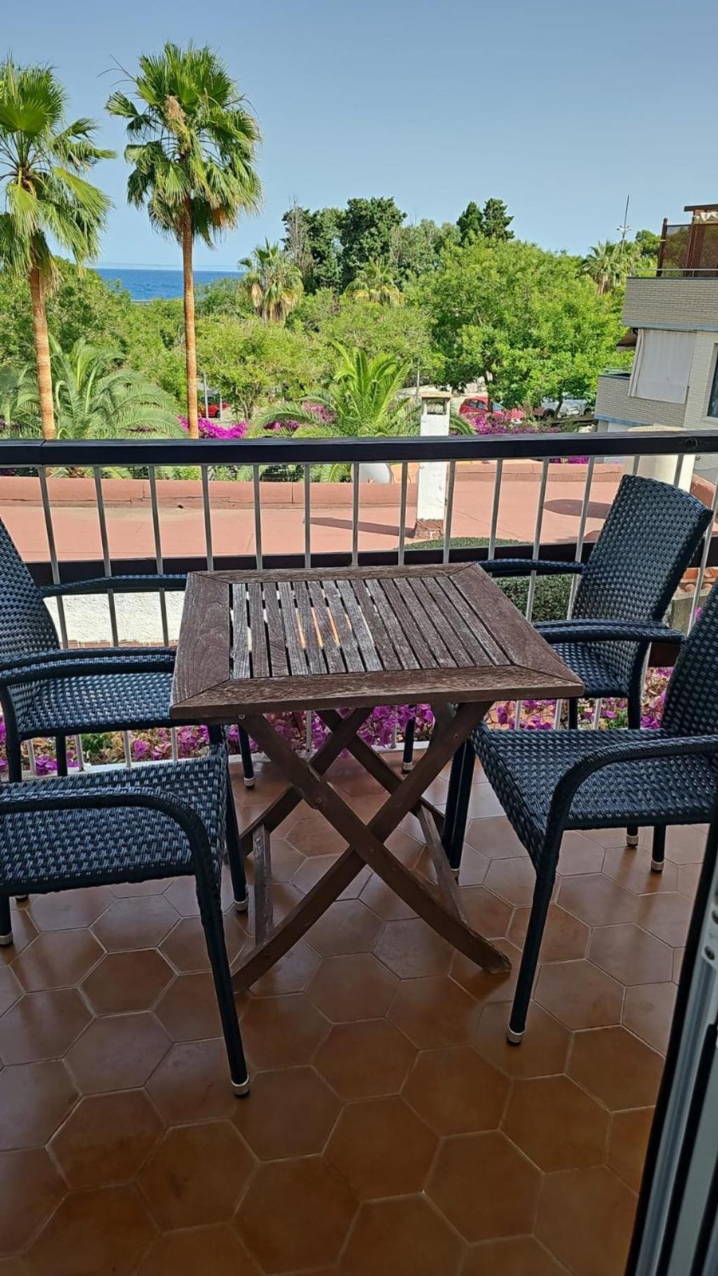 Tarracohomes-Th123 Apartment With Sea View Terrace In Cala Romana Tarragona Luaran gambar